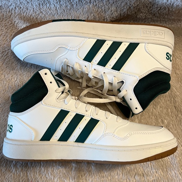 ADIDAS Hoops 3.0 Mid Classic Vintage Look Sneakers - Picture 7 of 13